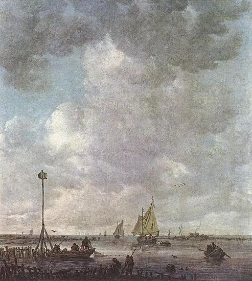 Jan van Goyen Marine Landscape with Fishermen china oil painting image